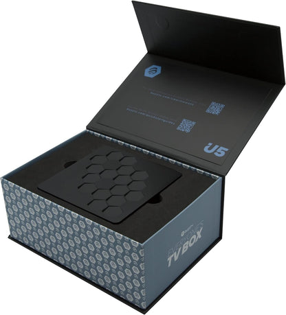 BuzzTV U5 128GB Android TV Box | 4K Streaming Device Quad-Core Processor Dual-Band Wi-Fi Bluetooth 5.0 | HDR Android 11 OS