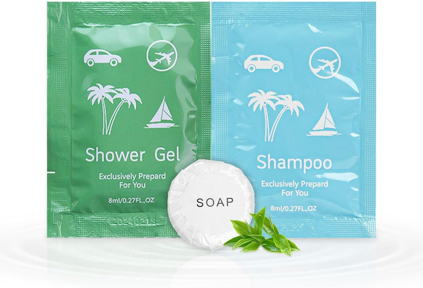 Travel Size Soap and Shampoo,Travel Size Body Wash and Shampoo Bulk 0.28fl Oz,Travel Size Shower Gel Set，Shampoo Bulk Travel Size ,Hotel Supplies Bulk Hygiene Kits for Homeless Hotel (Pack of 100)