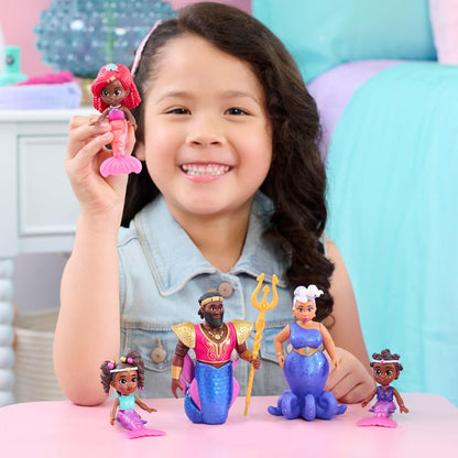 Just Play Disney Junior Ariel Royal Family Figure Set, Kids Toys for Ages 3 Up by
