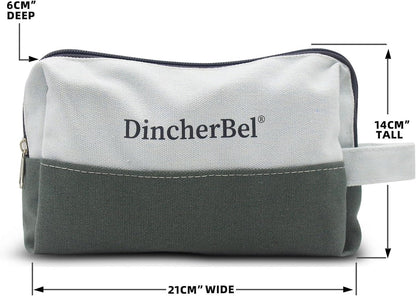 Travel Toiletry Kit, Hygiene Essential Kit for Travel, Business & Charity, 14-Piece Mini Toiletry Reusable Toiletry Zippered Bag