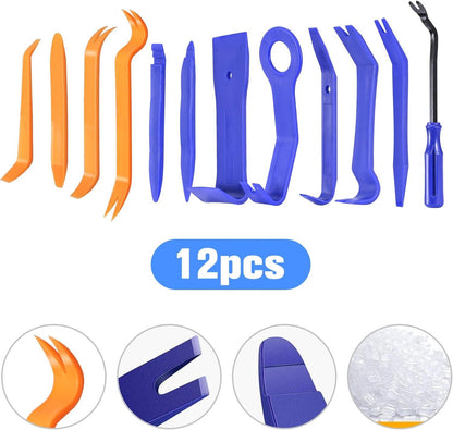 MumdoYAL 12 Pcs Car Lever Tool Set Car Interior Trim Removal Splits Removal Tools Car Removal Tool