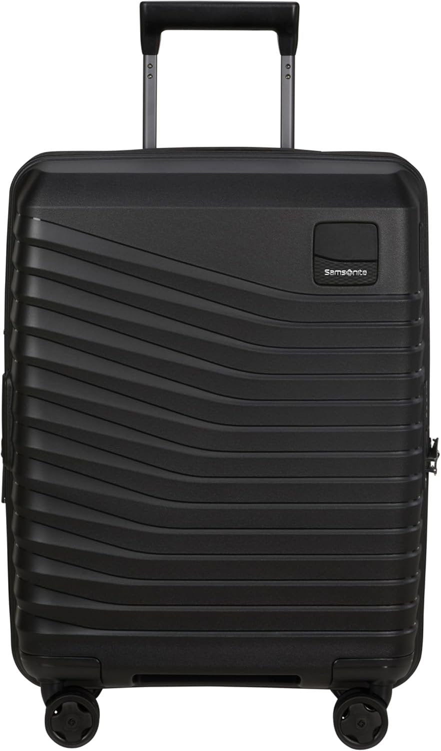 Samsonite Intuo Expandable Spinner Suitcase, Black (Black), Hand Luggage