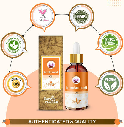 Crysalis Kumkumadi (Crocus Sativus) Oil |100% Pure & Natural Undiluted Essential Oil- 15 ml with Dropper