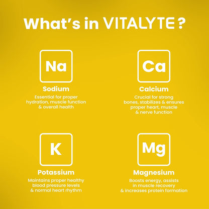 Vitalyte Electrolyte Powder 35 oz, 40 Servings | 100% Natural Isotonic Drink Mix for Hydration, Energy & Recovery | Keto Electrolytes Energy Drink Powder Water Enhancer | Low Sugar Sports Nutrition Electrolyte Replacement Drinks