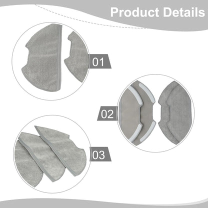 Panni per robot aspirapolvere compatibili con M9/Eureka E10S/per A8 Essential Cleaning Accessory (confezione da 4)