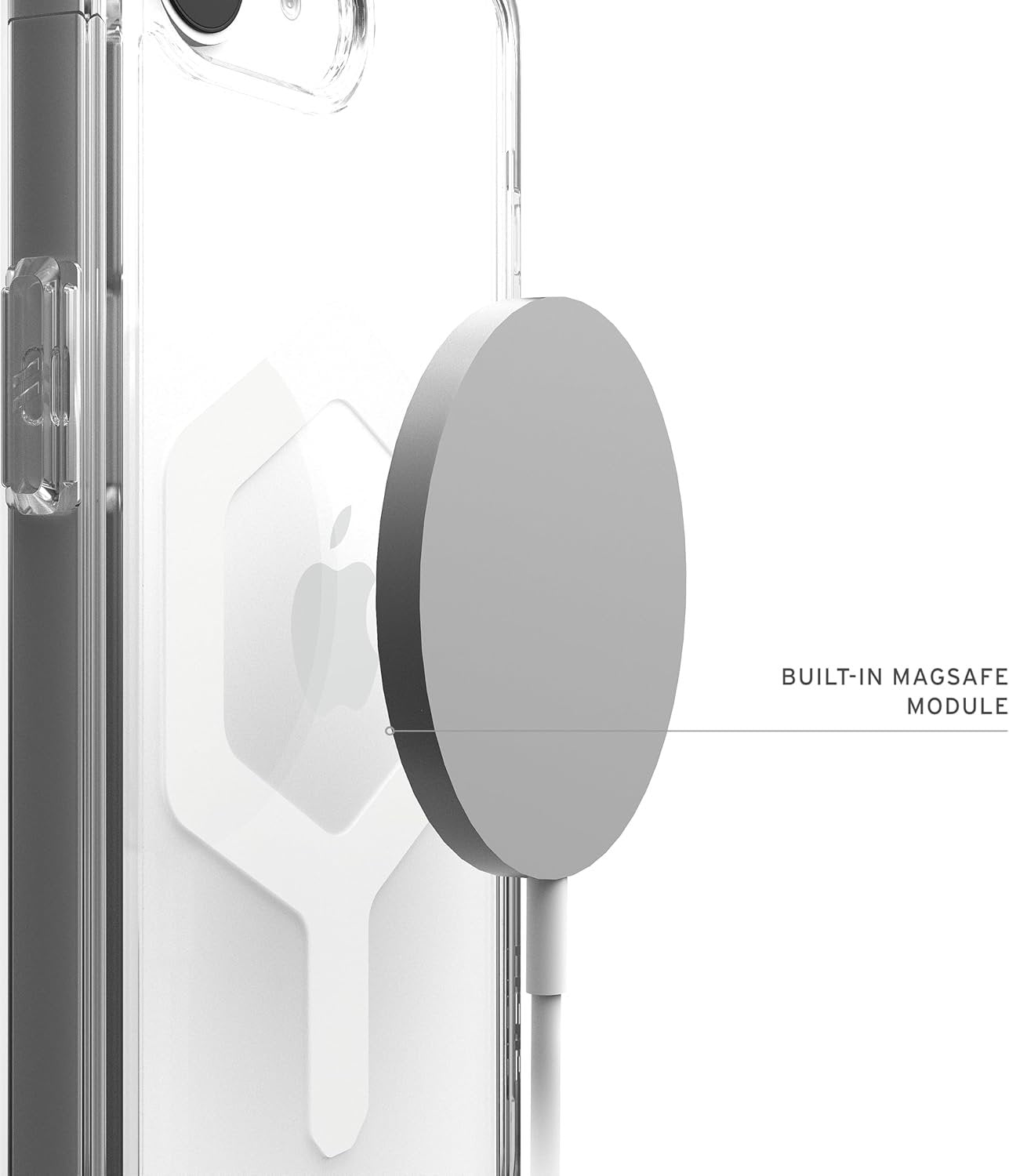 URBAN ARMOR GEAR UAG Designed for iPhone 16e Case Plyo - Compatible with MagSafe Anti-Yellowing Rugged Military Grade Drop Proof Protective Cover, Ice/White