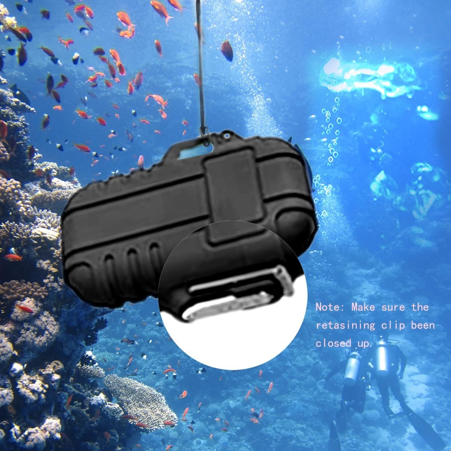 Waterproof Outdoor Lighter, Refillable Wind Proof Butane Lighters, Adjustable Jet Flame Lockable Lighter, Fireplace Fireworks Camping Barbecue Lighter, Black (excluding Butane Gas)