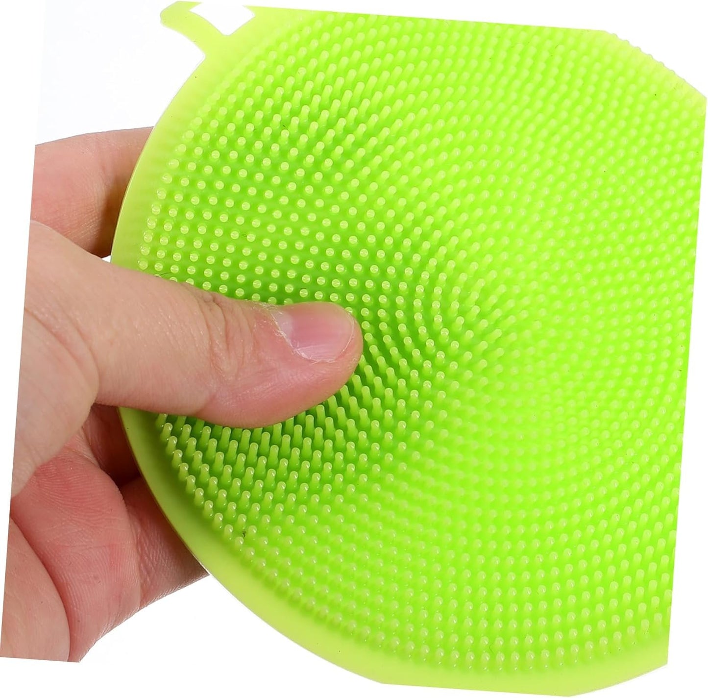GOOHOCHY Silicone Scrubbing Brush Pad for Kitchen Cleaning Non Stick Dishwashing Brush for Cookware Safe for