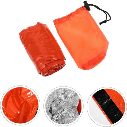 MOBUTOFU Lightweight Portable Sleeping Thermal Survival Warm Camping Tent Bivy Sack Blanket for Outdoor