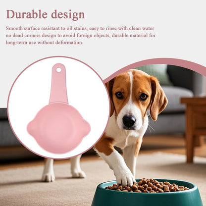 Dog Food Scooper - Adjustable Cute Anti-Spill 1 Cup Scoop | Cat Feeding & Watering Supplies For Puppy, Dry, Litter, Grain
