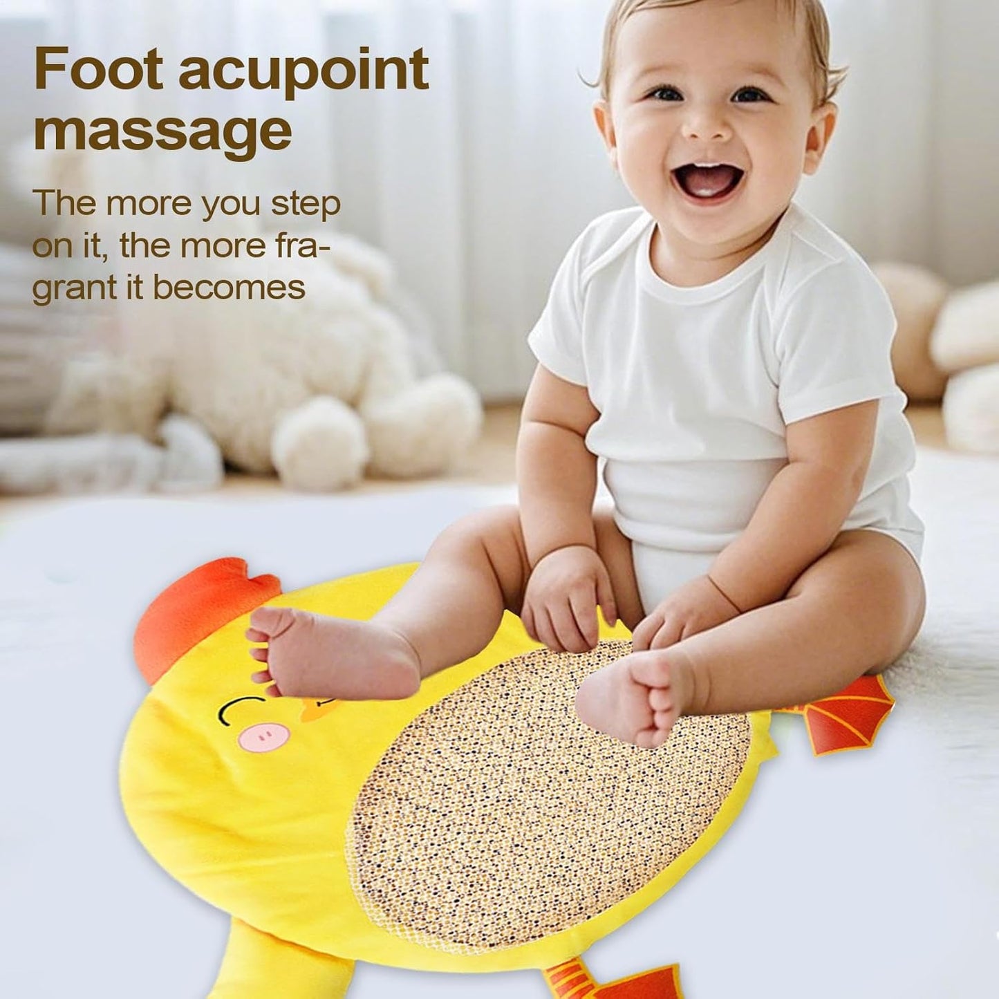 shjxi Baby Soothers for Sleep, Cartoon Baby Sleep Calming Plush, Play Mat Activity, Sleeping Pillows, Portable Snuggle Toy for Kids 6+ Months for Bedtime and Naptime