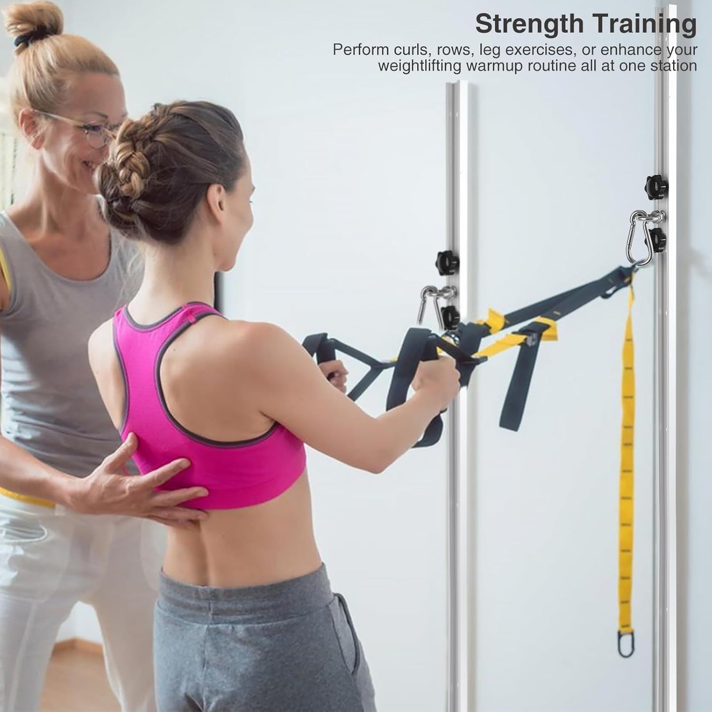 Wall Anchor, Door Anchor for Resistance Bands, Heavy Duty Door Fastening, Anchor for Resistance Bands, Physio Exercises, Home Gym