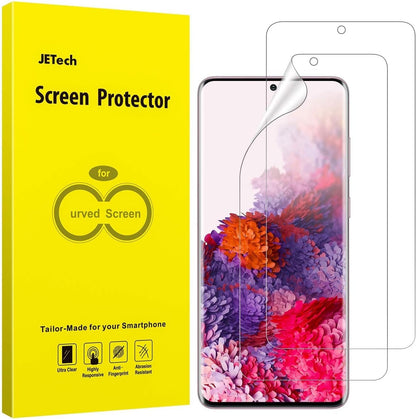JETech Screen Protector for Samsung Galaxy S20 6.2-Inch, HD Clarity, Flexible TPU Film, 2-Pack