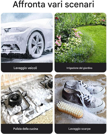 Electric Foam Sprayer, Car Detailing Tool, 4.92 x 9.65 x 4.88 inches, Cleaning Equipment, 1.8L Water Tank, Rechargeable Nozzle, 5 V Charging Port, Compact Size, for Maintenance Solution