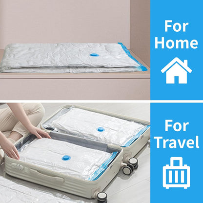 15-Pack Heavy Duty Vacuum Storage Bags with Hand Pump | 3 Jumbo + 4 Large/Medium/Small Sizes | Space-Saving Compression Bags for Clothes, Bedding, Blankets & Winter Coats (Reusable Travel Storage)