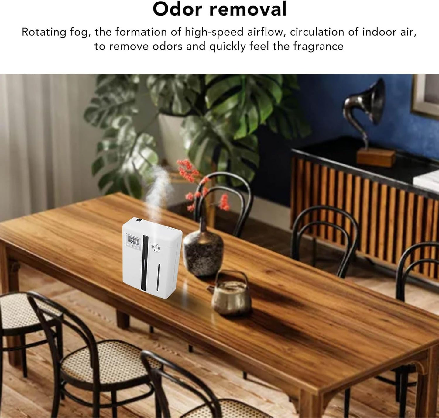 Smart Scent Air Machine, Essential Oil Diffuser, 300m³ Intelligent Aromatherapy Machine with Remote Control, Air Aromatherapy Diffuser with Timer, for Yoga, Home, Office
