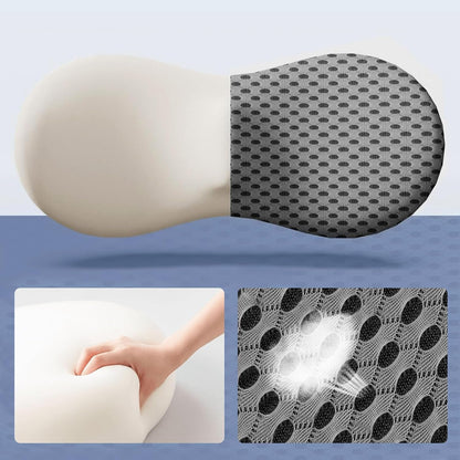 Lumbar Support Pillow Memory Foam Back Rest Pillows Back Support Cushion for Office Chair Ergonomic Car Seat Support for Lumbar Pain Relief Lower Back Pillow for Sleeping