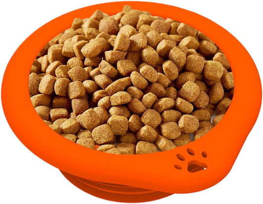 SVCEQZE Dog Travel Bowl | Pet Folding Bowl - Expandable Feeding Cup, 300ml Portable Pet Watering Dish for Walking Traveling Outdoors