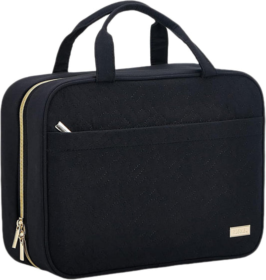 mivceklw Hanging Toiletry Bag, Travel Cosmetic Organizer, Waterproof Makeup Pouch, Large Capacity Storage, Foldable Design, Exquisitely Crafted, 12.6x9.06x4.33in