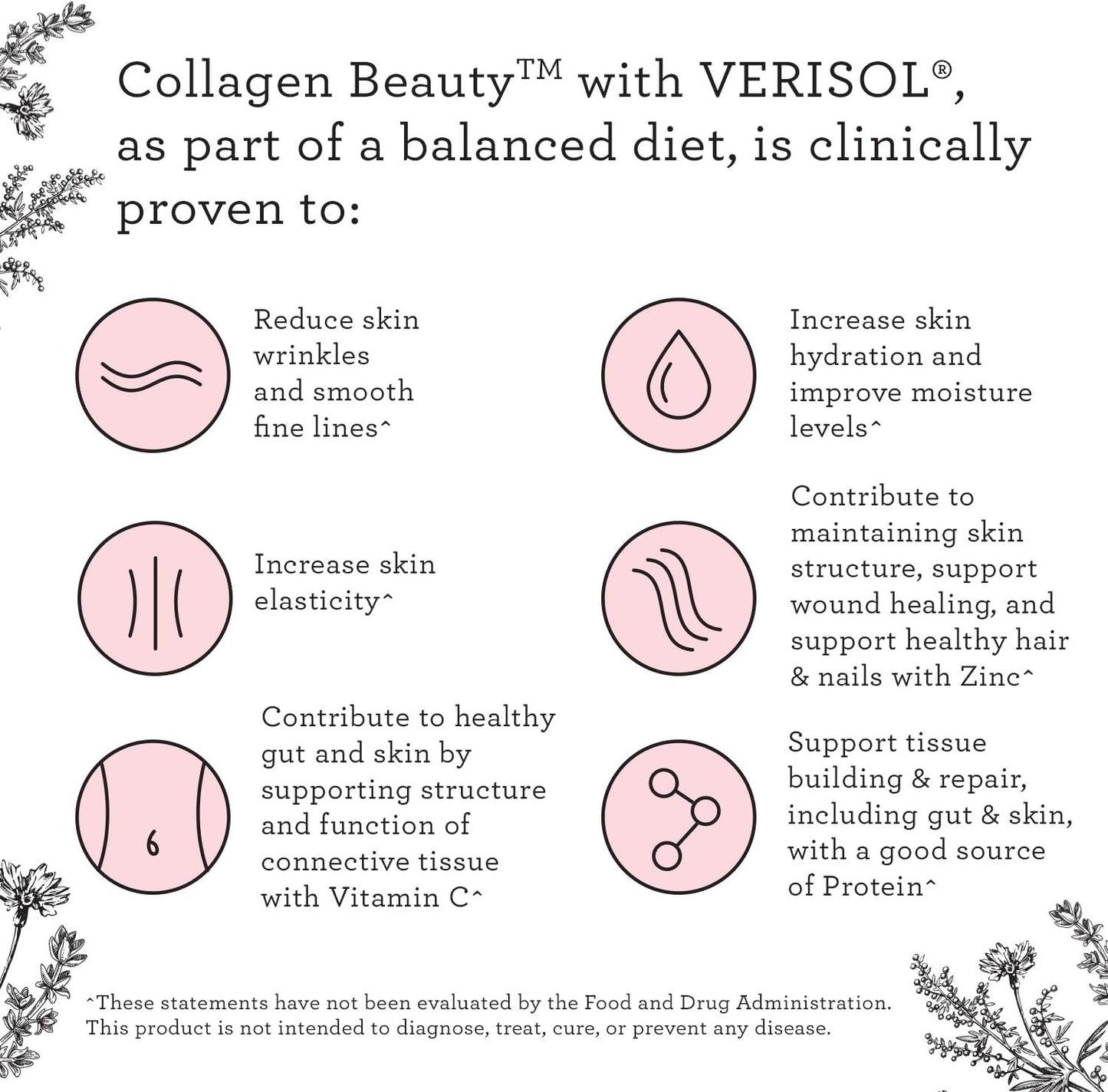 Nutra Organics Collagen Beauty Unflavoured 450g | Anti-Aging Collagen Peptides and Vitamin C | Collagen Powder for Healthy Hair, Nail, Skin and Gut Wellbeing (37 Serves)