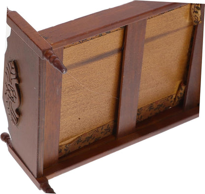 CIYODO Mini mobili letto casa delle bambole letto matrimoniale mini letto matrimoniale letto matrimoniale in miniatura mini letto per bambole Di legno