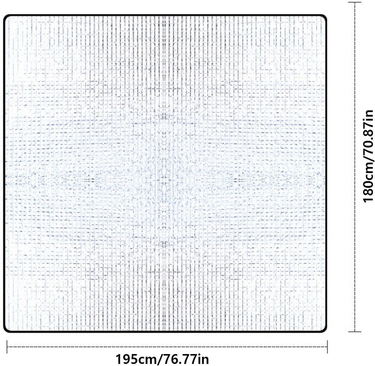 Tent Floor Mat - 76.7inch Double-Sided Picnic Ground Insulating Pad | Waterproof Tent Floor Mat, Outdoor Thermal Foil Blanket for Survival Hiking Picnics Camping Backpacking