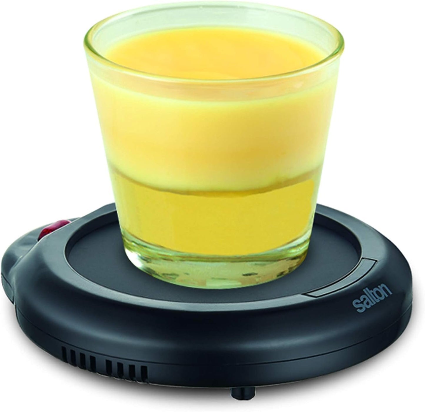 Salton Electric Mug Warmer | Keeps Beverages Hot for Hours | Versatile Coffee, Tea, Candle & Sauce Warmer | Compact Desk Accessory | Ideal for Office & Home | Black | 100% Canadian-owned & operated