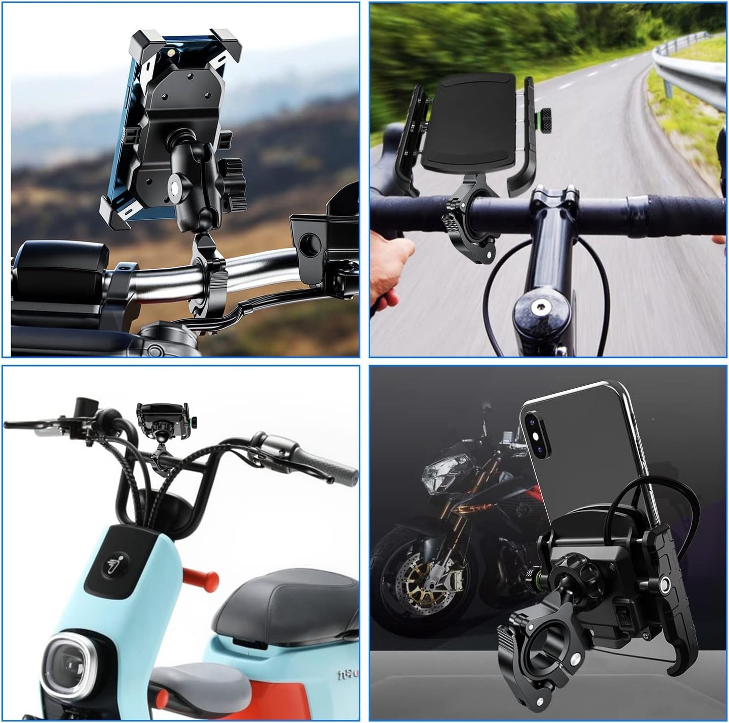 Ram Mount Motorcycle Accessories 1 Inch Universal Ball Holder Mobile Phone Holder for Scooter Compatible Smartphone Holder for Sports Motorcycle Bikes Waterproof (25 mm)