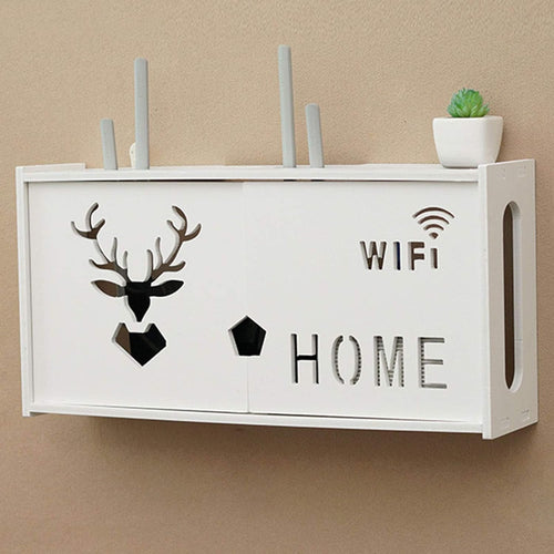 Router Storage Box Shelf-Floating tv Stand Wall Mounted for Storage Bracket Streaming Devices, Media Boxes, Speakers,Cable Boxes,TV Accessoriesand Home Decor,D