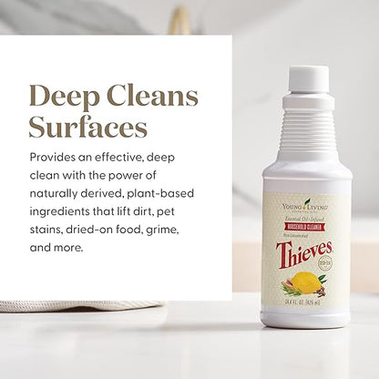Thieves Household Cleaner by Young Living - Natural Cleaning Solution, Non-Toxic, A Safely Clean and Healthy Home, Effective for Household Surface - 14.4 fl.oz. - 2 bottles