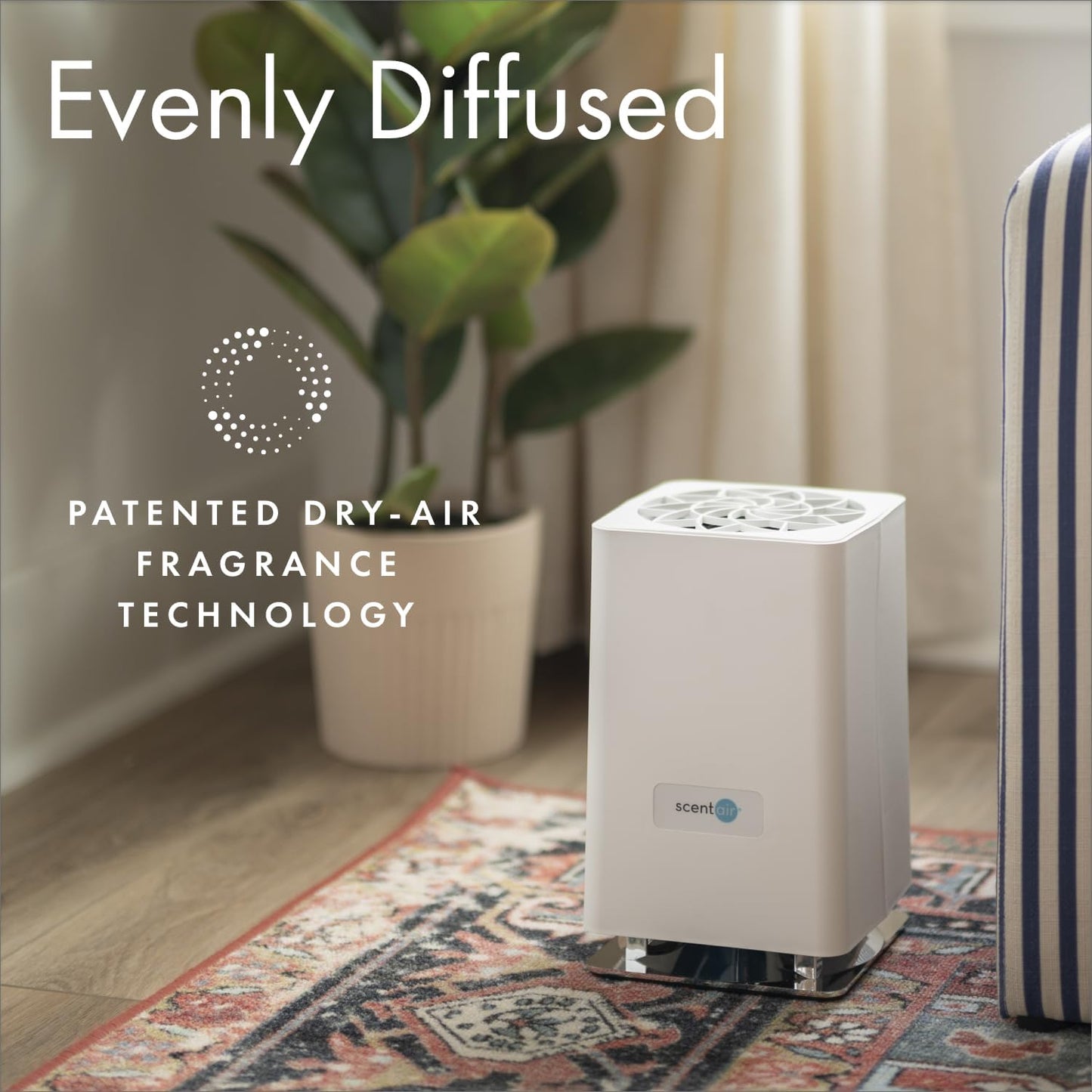 Whisper Home | Diffuser Machine, Scents up to 800 Sq. Ft Room, Compatible with Alexa & Google, WiFi & Bluetooth Enabled, Cartridge Sold Separately, White