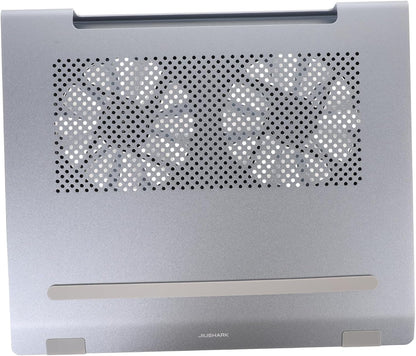 CAXUSD Computer Accessories Laptop Cooling Pad Alloy Stand Fan Ventilated Rack