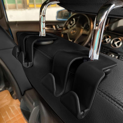 4 Car Headrest Hooks for Purses and Bags,Auto Interior Accessories Vehicle Seat Back Phone Holder Headrest Hook for Phone Umbrellas Grocery Handbag
