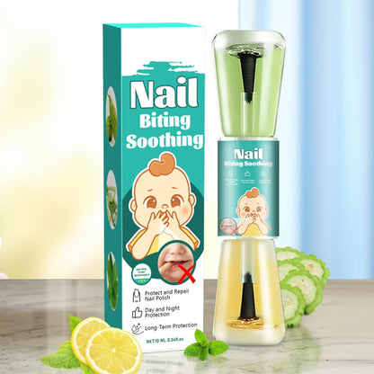 Nail Biting Polish, Nail Biter Stopper Polish, Safety & Effective Solution, Gentle and Bitter Taste, Ideal for Thumb Sucking, Deterring, Fingernail Care, Protector, No Bite, 10 ml