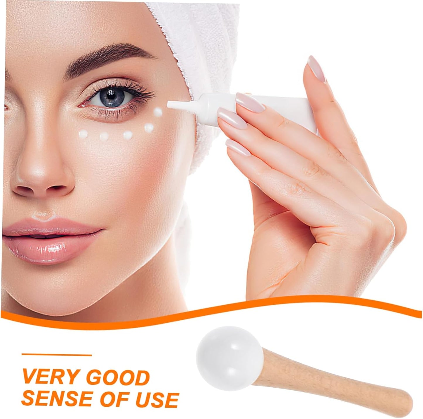 Generic Eye Cream Stick Massager for Skincare Portable Eye Massager Tool for Face Promotes Cream Absorption and Relaxation Compact for Travel