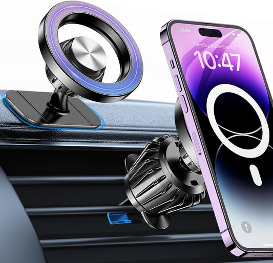 for Magsafe Car Mount【20 Strong Magnets 】Magnetic Phone Holder for Car Phone Holder Mount Dash【360°】Cell Phone Mount for Car Accessories,Car Mount for iPhone 16 Pro Max 15 14 13 12 Plus MagSafe Cases