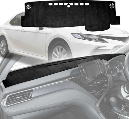 X-CAR Dash Mat for Toyota Camry 2018-Onwards Without Heads Up Display Non-Slip Microfiber Pad Cover Interior Accessories