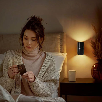 Generico Magnetic Wall Light, Rechargeable Motion Sensor Lamp, 1200mAh Wireless Smart Lighting, Sleek Modern Night Light for Home, Entryway, Living Room, Bathroom, Balcony, Cabinet