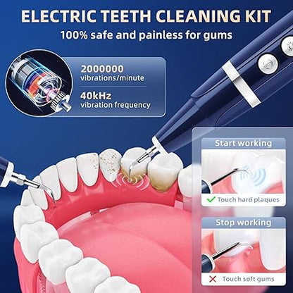 Plaque Remover for Teeth - Tartar Remover for Teeth, Dental Calculus Remover Teeth Cleaning Kit