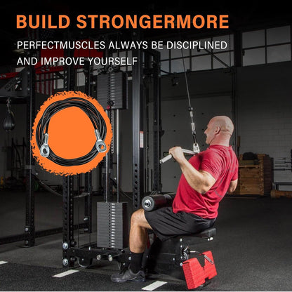 ArrogantF Fitness Cable Compatible with All Total Gym Models 1000, 1500, 2000, 3000, XLS,Fitness Pulley Cable,Workout Cable, Exercise Cable Steel Wire Rope for Cable Machine Home Gym