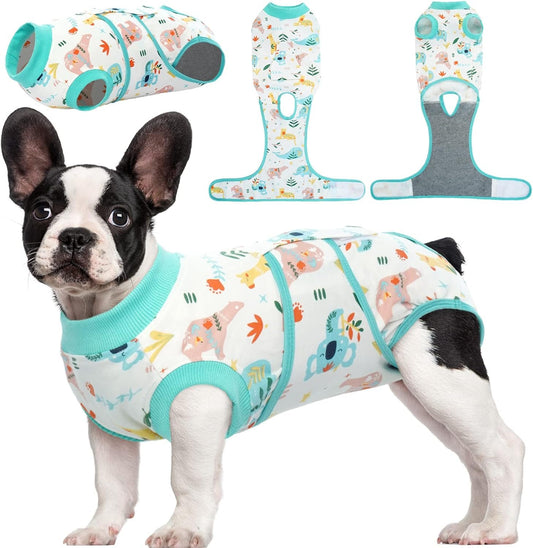 Kuoser - Rehabilitation Suit for Dogs and Cats, Suit for Recovery After Surgery or Abdominal Wounds, Professional Pet Clothes One Piece Suit