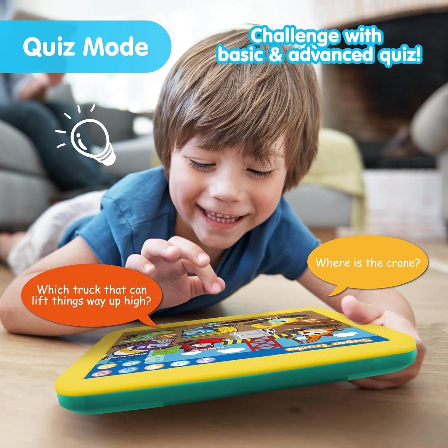 Best Learning INNO PAD Smart Fun Lessons - Educational Tablet Toy to Learn The Alphabet, Numbers, Colours, Shapes, Animals, Transport for Toddlers Aged 2 to 5 Years | Ideal Birthday Gift