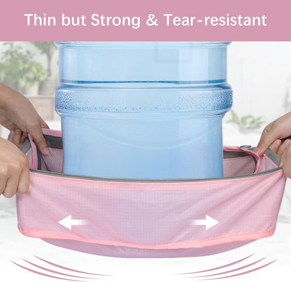 OTraki 8 Piece Suitcase Organizer, Space-Saving Travel Makeup Bag, Washable Travel Set (Pink)