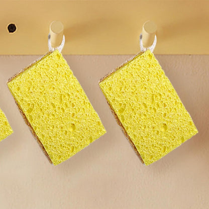 Natural Eco Dishwasher Sponges - Non-Scratch Scrub Sponge | Washing Up Sponges Scrubs | Friendly Sponges For Dishes | Kitchen Scrubbing Sponges | Multipurpose Cleaning Sponge | Reusable Kitchen Sponge