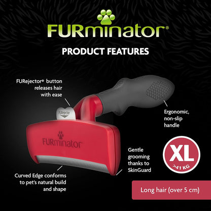 FURminator Undercoat deShedding Tool for Extra Large Long Hair Dogs Over 41 kg Clear | 4048422141167
