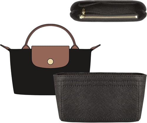 Gastinsave Handbag Purse Bag Organizer Insert Compatible with Longchamp le pliage Tote Bag