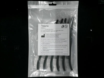 6 PCS Double-Ended Cleaning Brushes Set, Nylon Bristles Small Detailing Crevice Brush Mini Stiff Bristles Brushes for Detailed Cleaning of Jewelry, Cars, Kitchen, Small Spacesnt