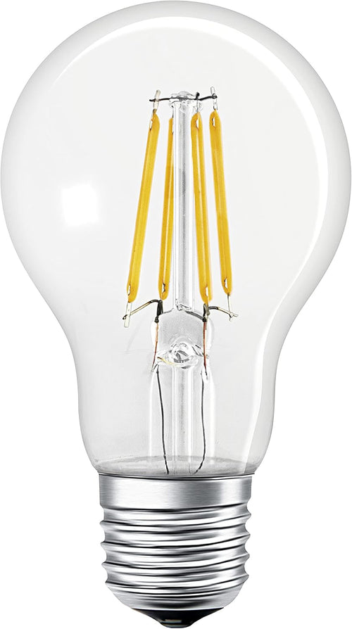 Ledvance Smart LED Lamp with Bluetooth Mesh, also controllable with Alexa and Google Assistant, replaces traditional 60W lamps, warm white (2700K), Smart Dimmable, 2 Pack
