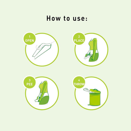 PeeBuddy 80 Funnels Portable Female Urination Device | Recyclable Disposable Urinal Funnel | Travel, Camping, Hiking and Outdoor Activities | Discreet and Compact Stand and Pee Funnel for Women, Girls