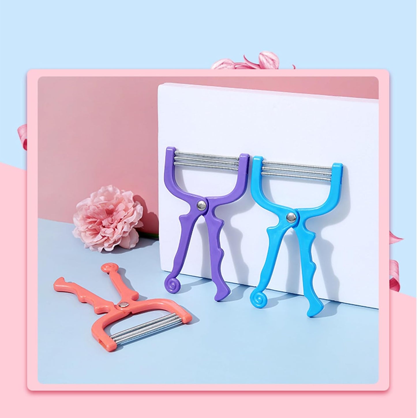 SYXLS 3 Pieces Epilator, Spring Epilator Tool, Handheld Facial Hair Removal, Facial Hair Removal Tool